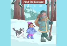 آزمون اشتباه تصویر پیرمرد و نوه اش