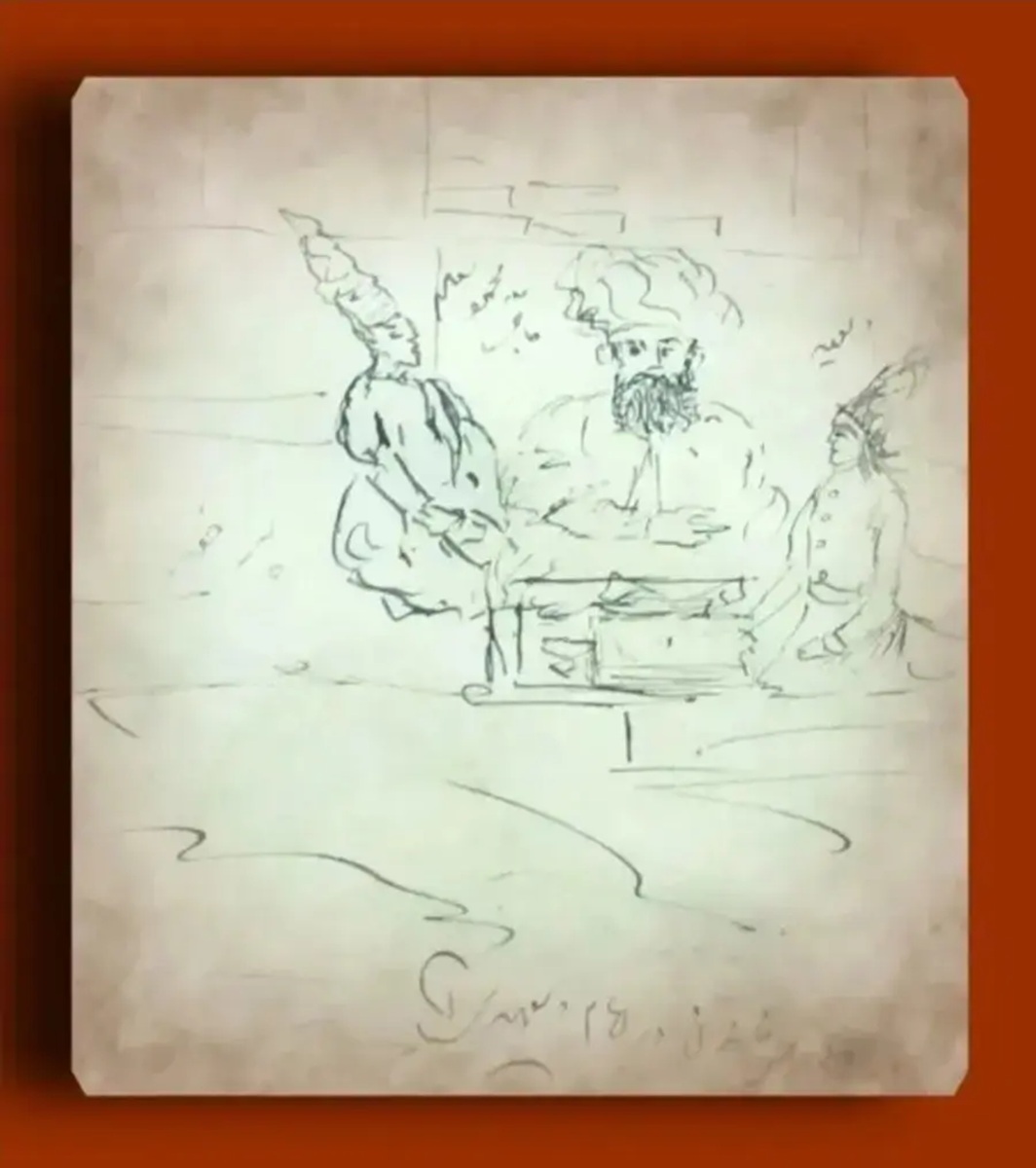 نقاشی ناصر الدین شاه